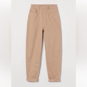 H&M Mom Loose-Fit Twill Pants - NWT size 4